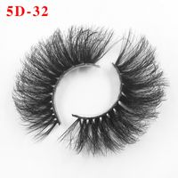 New 25mm Natural Three Dimensional Artificial Mink Hair False Eyelash sku image 9