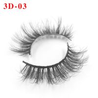 Three Dimensional Fluffy False Eyelashes Single Pair Package Butterfly Paper Box sku image 77