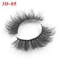 Three Dimensional Fluffy False Eyelashes Single Pair Package Butterfly Paper Box sku image 85