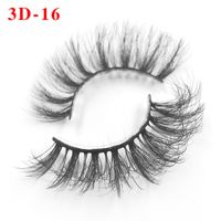 Three Dimensional Fluffy False Eyelashes Single Pair Package Butterfly Paper Box sku image 117