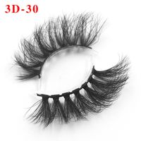 Three Dimensional Fluffy False Eyelashes Single Pair Package Butterfly Paper Box sku image 138
