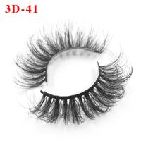 Three Dimensional Fluffy False Eyelashes Single Pair Package Butterfly Paper Box sku image 139