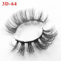 Three Dimensional Fluffy False Eyelashes Single Pair Package Butterfly Paper Box sku image 165