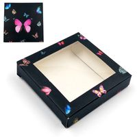 New Square Butterfly Window False Eyelash Card Paper Box sku image 12