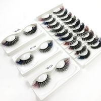 18mm Colorful Eye Tail Lengthened Mink-like False Eyelashes 8 Pairs sku image 13