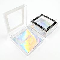 Transparent Square Box With Diamond False Eyelash Box sku image 10