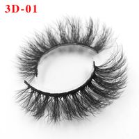 Three Dimensional Fluffy False Eyelashes Single Pair Package Butterfly Paper Box sku image 67