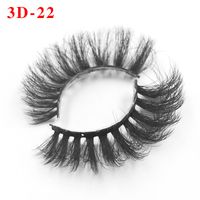 Three Dimensional Fluffy False Eyelashes Single Pair Package Butterfly Paper Box sku image 127