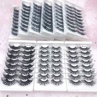 25mm Three-dimensional Thick Exaggerated Chemical Fiber False Eyelashes Eight Pairs main image 3