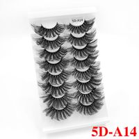 25mm Three-dimensional Thick Exaggerated Chemical Fiber False Eyelashes Eight Pairs sku image 14