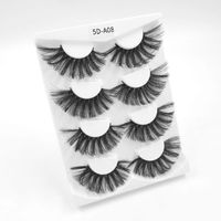 4 Pairs Of Three Dimensional Thick Natural Simulation False Eyelashes Wholesale sku image 8