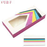 New Macaron Color False Eyelashes Decorated Paper Box sku image 10