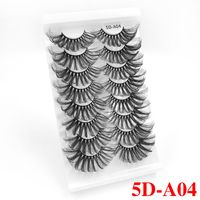 25mm Three-dimensional Thick Exaggerated Chemical Fiber False Eyelashes Eight Pairs sku image 4