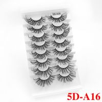 25mm Three-dimensional Thick Exaggerated Chemical Fiber False Eyelashes Eight Pairs sku image 16