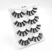 4 Pairs Of Three Dimensional Thick Natural Simulation False Eyelashes Wholesale sku image 7