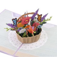 Teachers' Day Mother's Day Flower Paper Holiday Card sku image 1