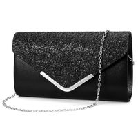 Women's Medium All Seasons Pu Leather Solid Color Fashion Square Magnetic Buckle Evening Bag sku image 2
