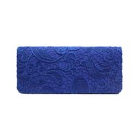 Women's Medium All Seasons Silk Surface Solid Color Fashion Lace Square Magnetic Buckle Evening Bag sku image 7
