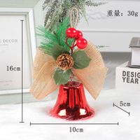New Accessories Pendant Christmas Tree Ornaments Bow Bell Decoration sku image 12