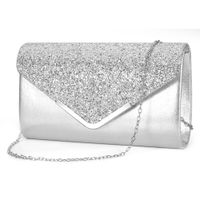 Women's Medium All Seasons Pu Leather Solid Color Fashion Square Magnetic Buckle Evening Bag sku image 5