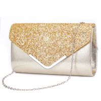 Women's Medium All Seasons Pu Leather Solid Color Fashion Square Magnetic Buckle Evening Bag sku image 4