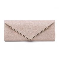 Women's Medium Spring&summer Flash Fabric Solid Color Fashion Square Magnetic Buckle Evening Bag main image 1