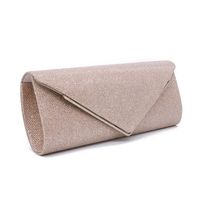 Women's Medium Spring&summer Flash Fabric Solid Color Fashion Square Magnetic Buckle Evening Bag main image 3