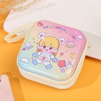 Unisex Cartoon Tinplate Zipper Coin Purses sku image 4