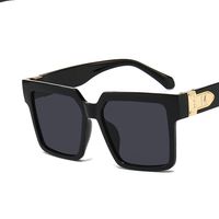Unisex Fashion Solid Color Resin Square Full Frame Sunglasses main image 2