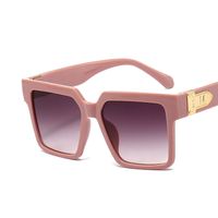 Unisex Fashion Solid Color Resin Square Full Frame Sunglasses main image 5