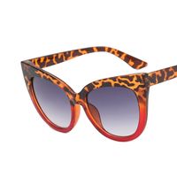 Women's Retro Solid Color Leopard Ac Butterfly Frame Full Frame Glasses sku image 6