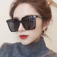 Women's Fashion Solid Color Pc Square Full Frame Sunglasses sku image 2