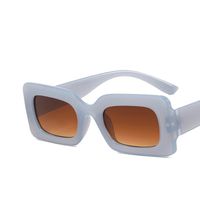 Fashion Solid Color Resin Square Full Frame Women's Sunglasses sku image 3