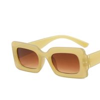 Fashion Solid Color Resin Square Full Frame Women's Sunglasses sku image 4