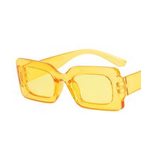 Fashion Solid Color Resin Square Full Frame Women's Sunglasses sku image 14
