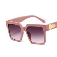 Unisex Fashion Solid Color Resin Square Full Frame Sunglasses sku image 4