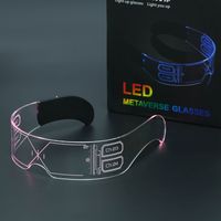 Hot-selling Fashion New Style Led Light-emitting Glasses sku image 5