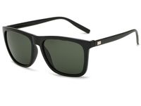 Unisex Fashion Solid Color Ac Square Full Frame Sunglasses sku image 3