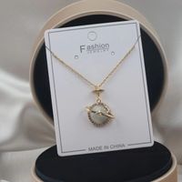 Simple Style Star Titanium Steel Necklace Inlay Artificial Gemstones Zircon Stainless Steel Necklaces main image 2