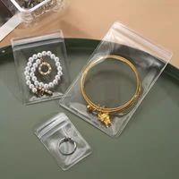 Einfacher Stil Einfarbig PVC Transparent Schmuck Verpackungstaschen main image 3