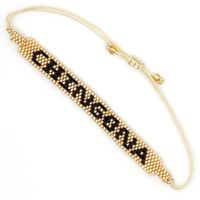 Miyuki Db Antique Rice Beads Tassel Weave Chingona Color National Wind Female Bracelet Jewelry sku image 1