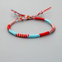 Explosion Small Commodity Bracelet Simple Wax Rope Woven Colorful Natal Rope Bracelet Handmade Jewelry Wholesale Nihaojewelry sku image 13