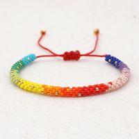 Bohemian Style Beaded Rainbow Bracelet sku image 4