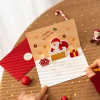 Cute 3d Stereoscopic Cartoon Holiday Decoration Gift Blessing Card main image 3