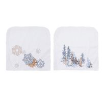 Christmas Christmas Tree Snowflake Cloth Banquet Party Chair Cover main image 2