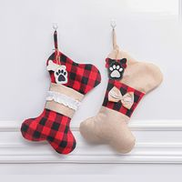Christmas Paw Print Cloth Party Hanging Ornaments main image 5