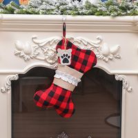 Christmas Paw Print Cloth Party Hanging Ornaments main image 4