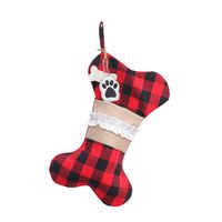Christmas Paw Print Cloth Party Hanging Ornaments main image 2