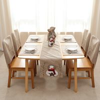 Christmas Snowman Cloth Party Tablecloth Chair Cover main image 5