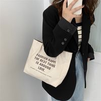 Women's Large Pu Leather Letter Streetwear Square Zipper Tote Bag main image 3